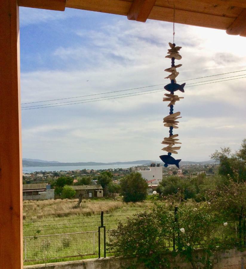 Sea View Countryside Home Near Athen Exterior foto